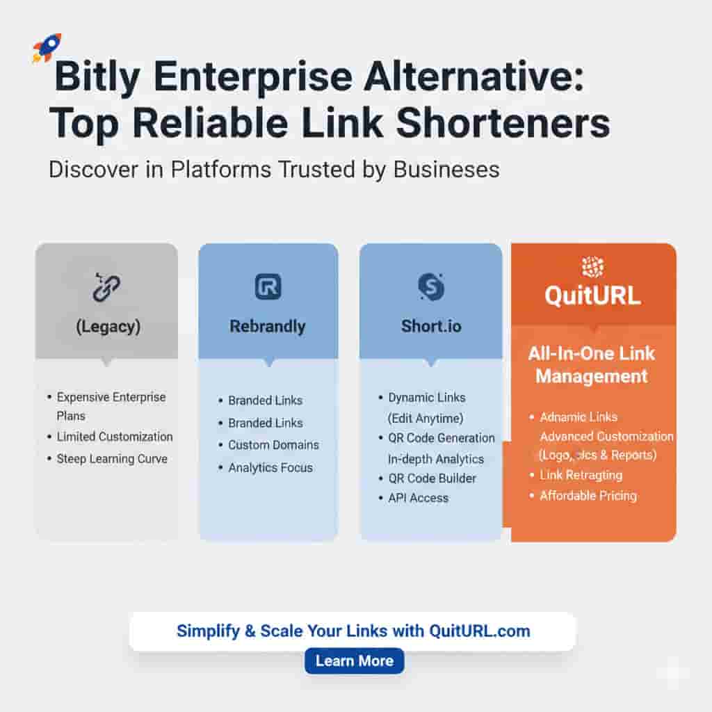Bitly Enterprise Alternative Top Reliable Link Shorteners